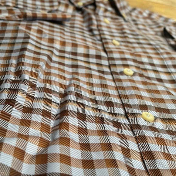 Robert Talbott Dress Shirt Button Up. Medium - Picture 5 of 6